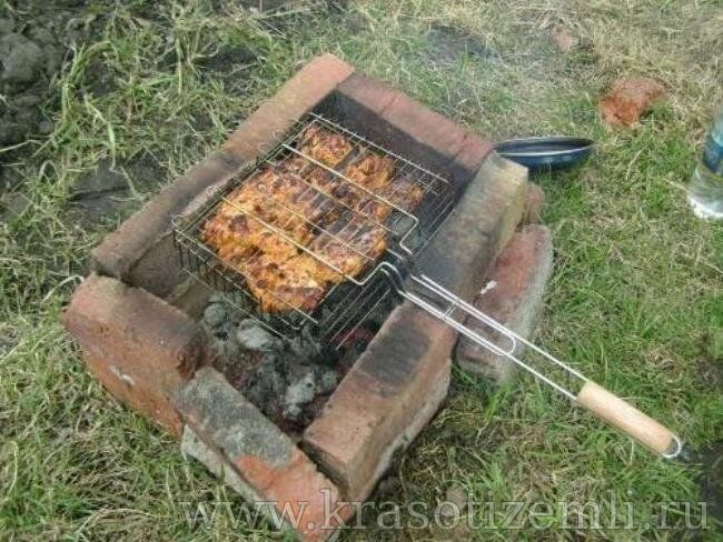 мангал из кирпича