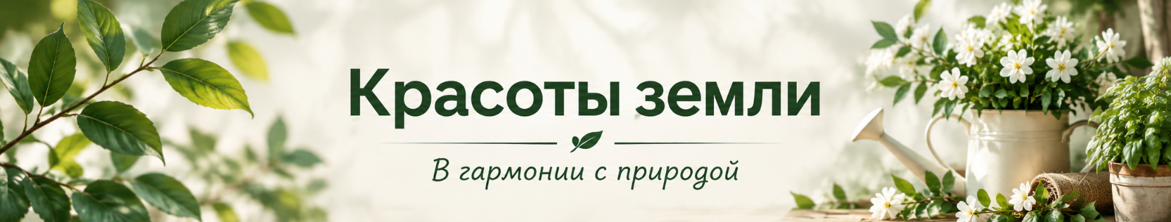 Красоты земли. В гармонии с природой